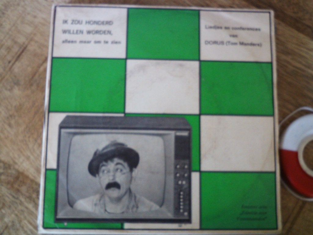 EP  Dorus (Tom Manders) - Ik zou honderd willen worden, Cd's en Dvd's, 7 inch, Ophalen of Verzenden, Zo goed als nieuw, Humor en Cabaret