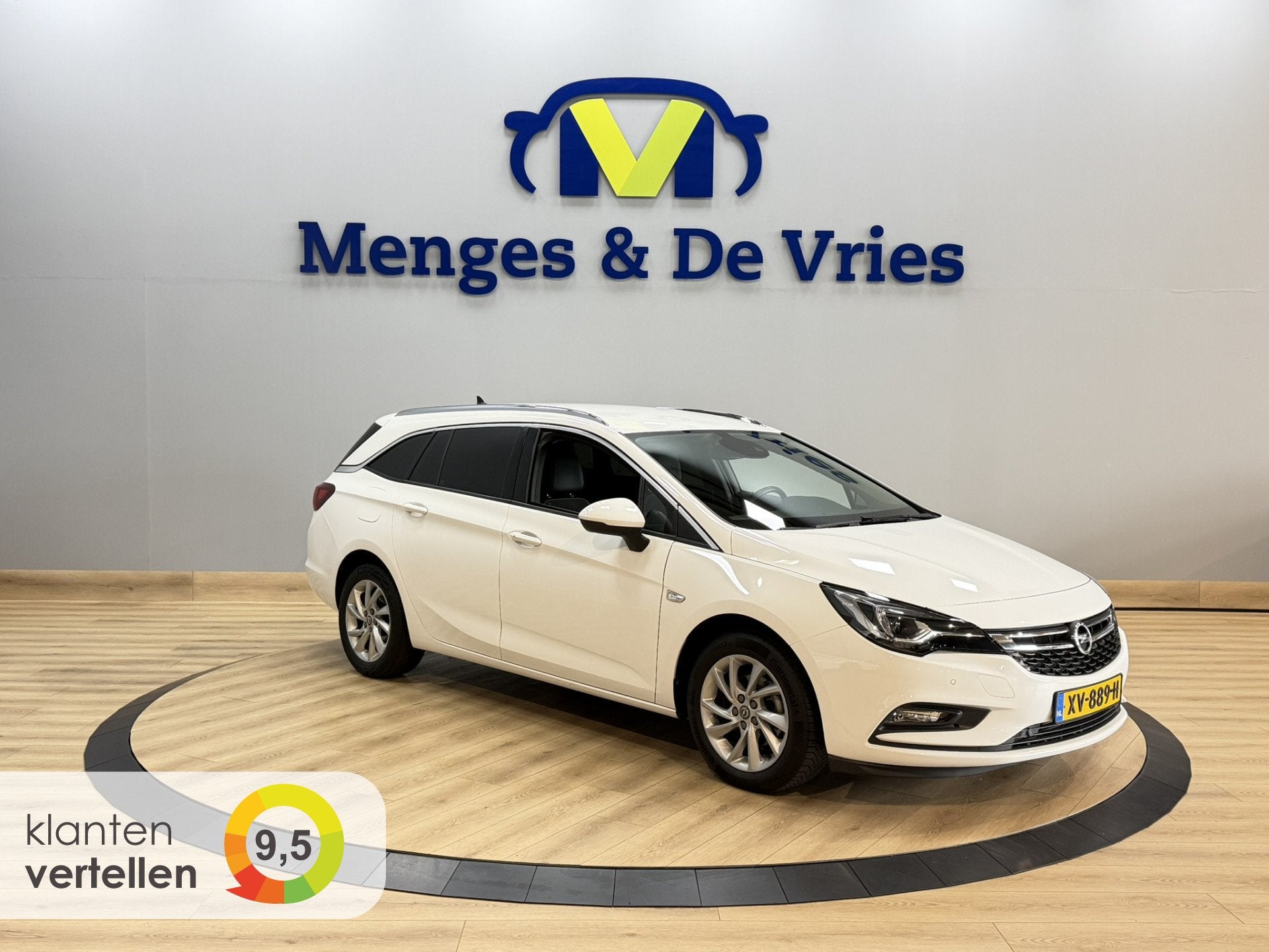Opel Astra Sports Tourer 1.4 Turbo Innovation Airco ECC | Tr, 12 maanden, Gebruikt, Leder en Stof, Wit