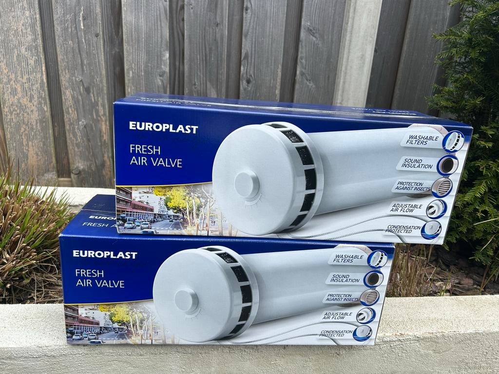 Europlast Fresh Air Valve, Doe-het-zelf en Verbouw, Ophalen, Nieuw, Ventilator