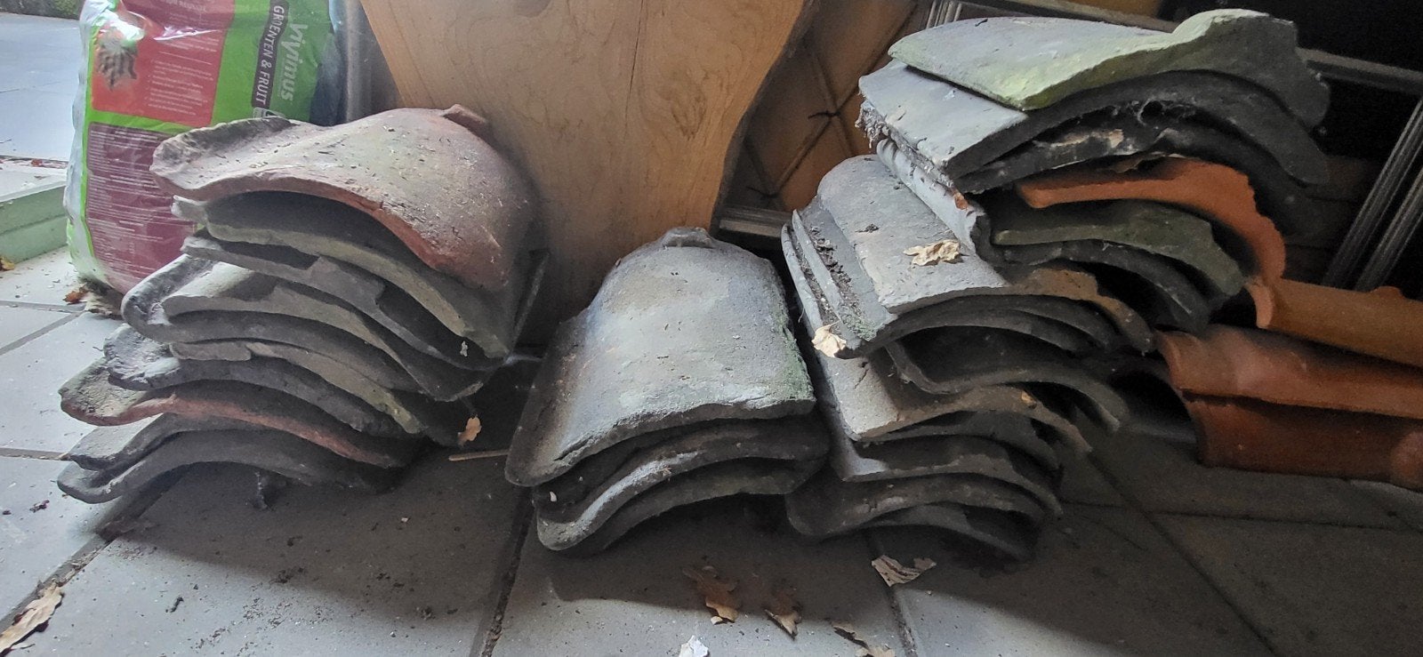 Gratis dakpannen, Ophalen, Steen of Klei, Minder dan 5 m², Dakpannen