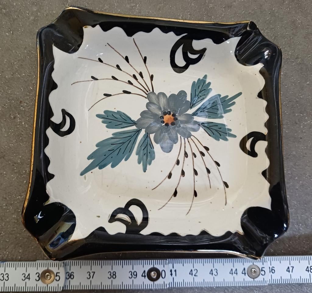 Vintage jaren 50 asbak Makkum (aardewerk), Ophalen of Verzenden