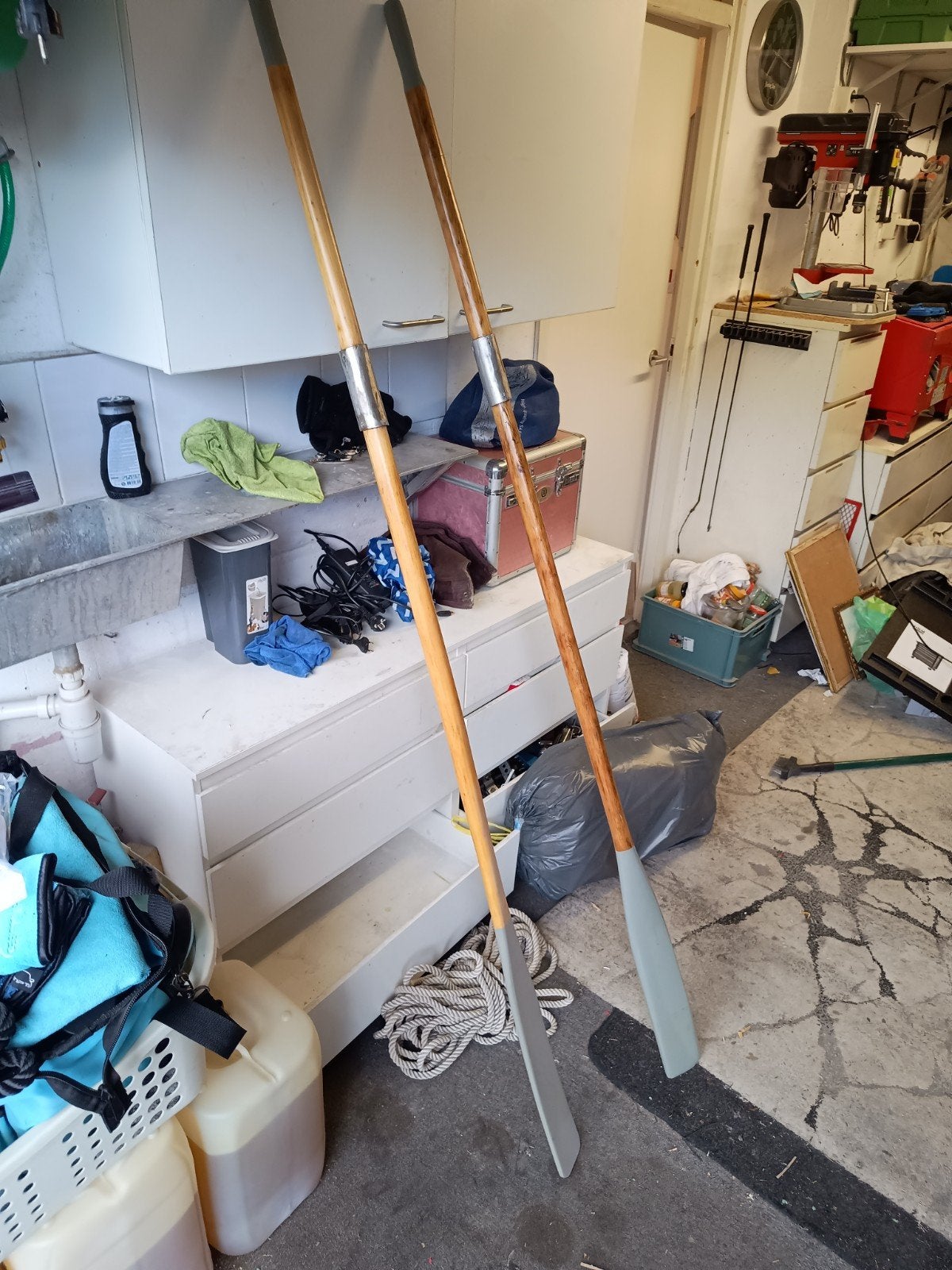 Nieuw gelakte peddels, klaar voor gebruik, Ophalen of Verzenden, Nieuw, Enkelbladige peddel