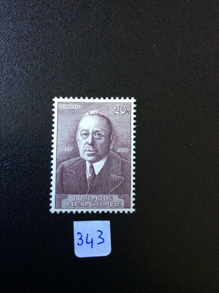 Belgie postzegel 1956 Mi 1046, Postzegels en Munten, Ophalen of Verzenden