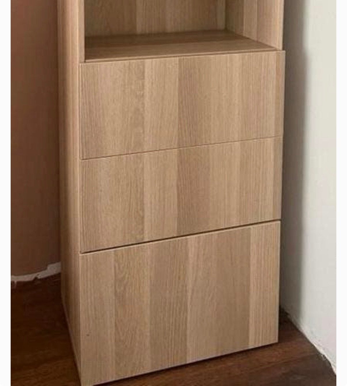 Ikea Besta Lades eiken wit geglazuurd 3x, Ophalen of Verzenden