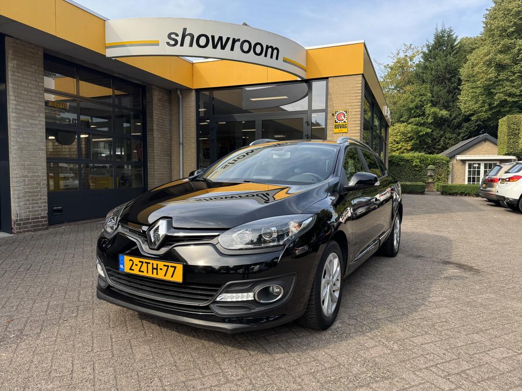 Renault Mégane Estate 1.2 TCe Limited Navi Climate Control, Auto's, Voorwielaandrijving, Euro 5, Gebruikt, Zwart