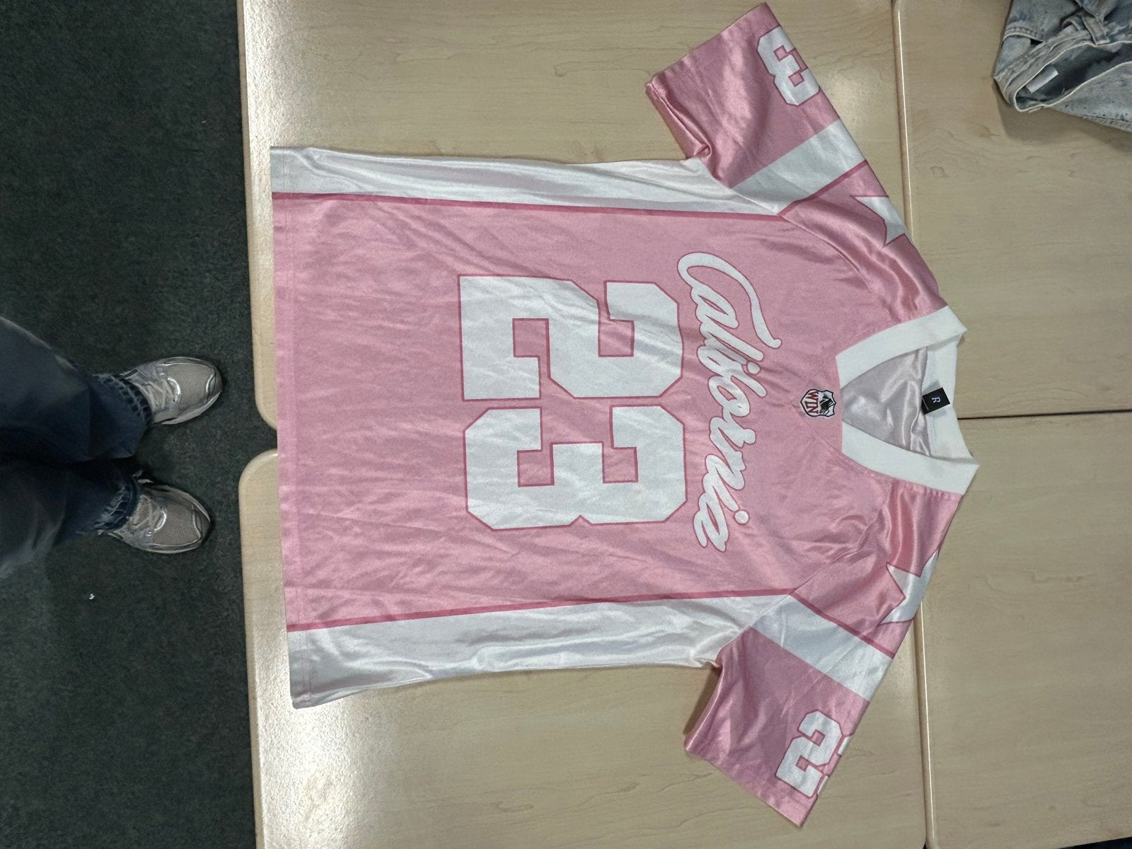 Roze California 23 T-shirt, Zo goed als nieuw, Korte mouw, Roze, Ophalen
