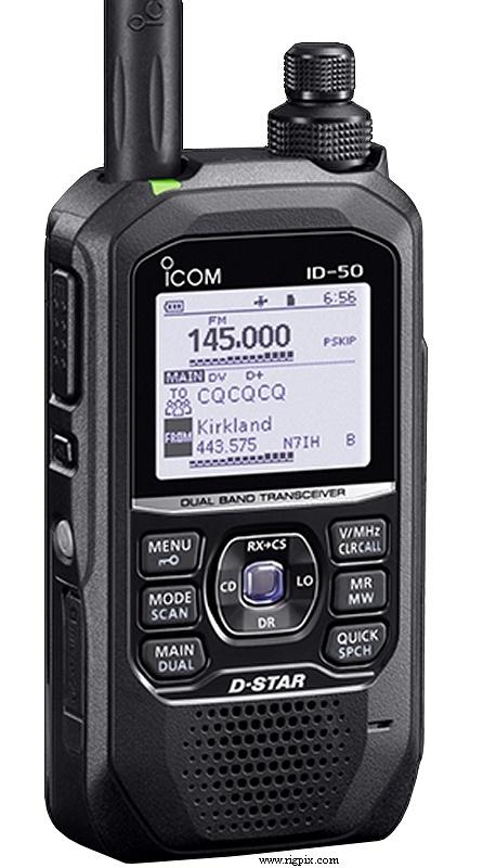Icom ID-50E, Telecommunicatie, Ophalen of Verzenden, Zo goed als nieuw, 15 km of meer, Portofoon of Walkie-talkie