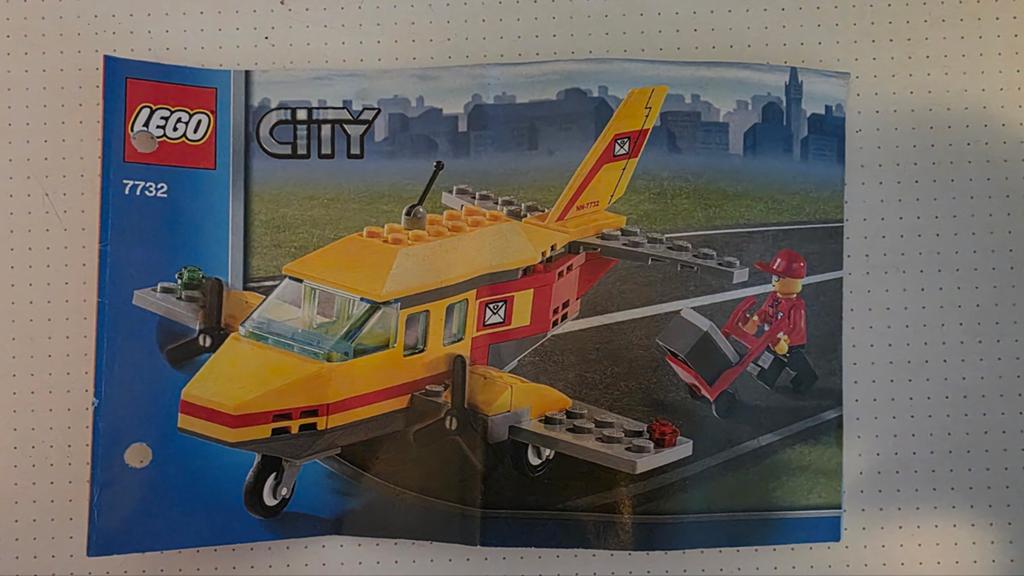 Lego City Vliegtuig 7732 met instructieboekje, Kinderen en Baby's, Speelgoed | Duplo en Lego, Lego, Ophalen of Verzenden, Losse stenen