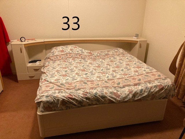 slaapkamer kast en verstelbaar bed, Ophalen, Gebruikt, 200 cm of meer, 200 cm of meer
