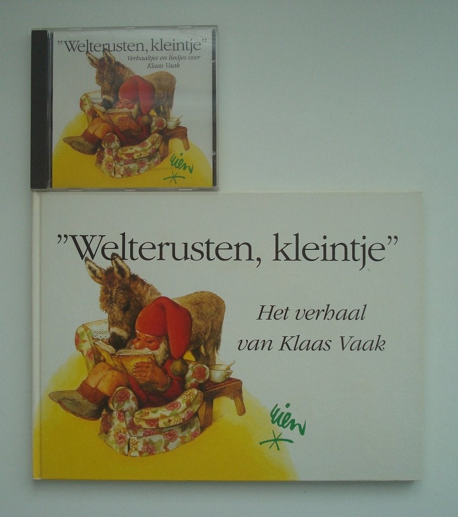 Rien Poortvliet - "Welterusten, kleintje" (boek + CD), Boeken, Ophalen, Fictie algemeen, Rien Poortvliet, Zo goed als nieuw