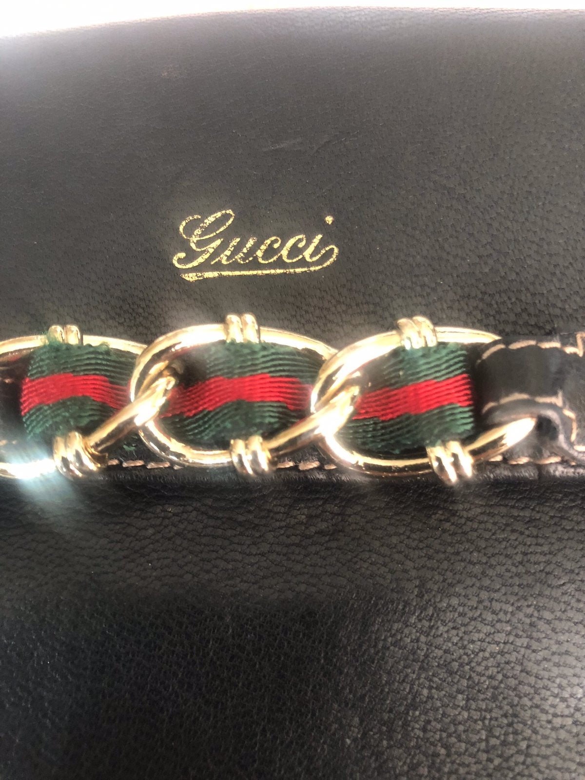 Mooie originele gucci tas met portemonnee, Ophalen, Zwart, Schoudertasje