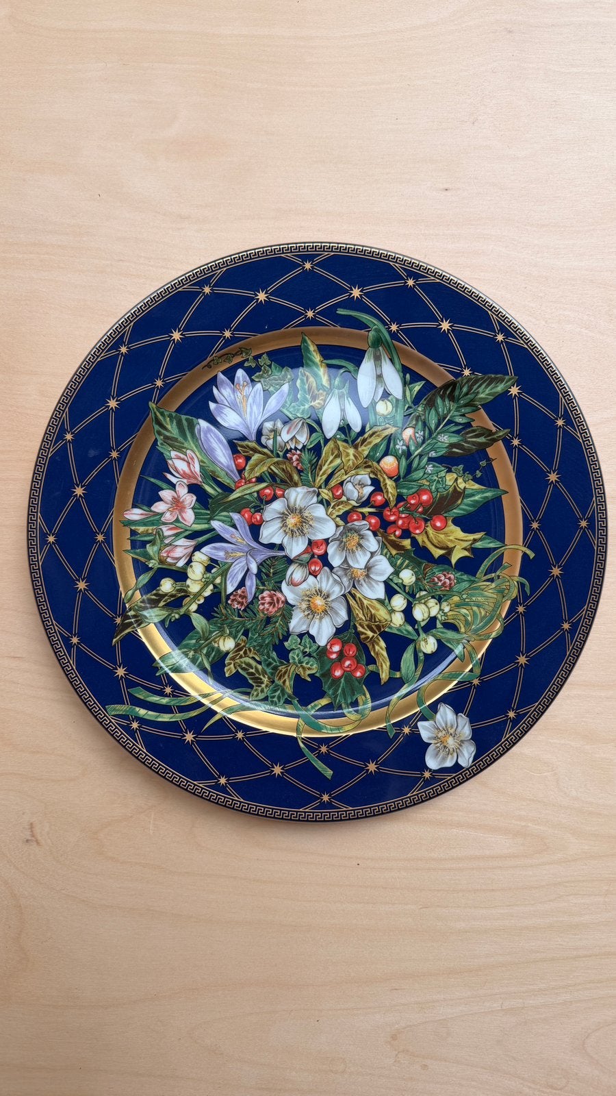 Rosenthal meets Versace Christmas Plate Let There Be Love, Antiek en Kunst, Ophalen