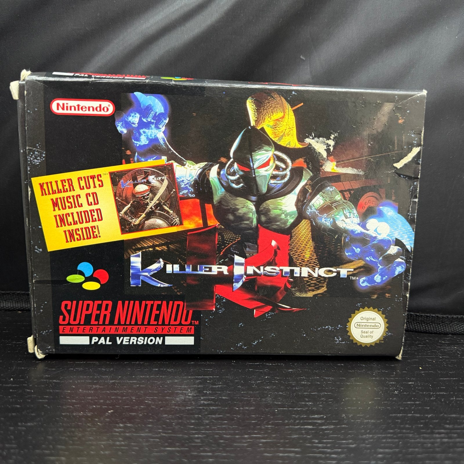 Killer Instinct SNES PAL - Compleet met doos en boekje, Gebruikt, Vechten, 2 spelers, Ophalen of Verzenden