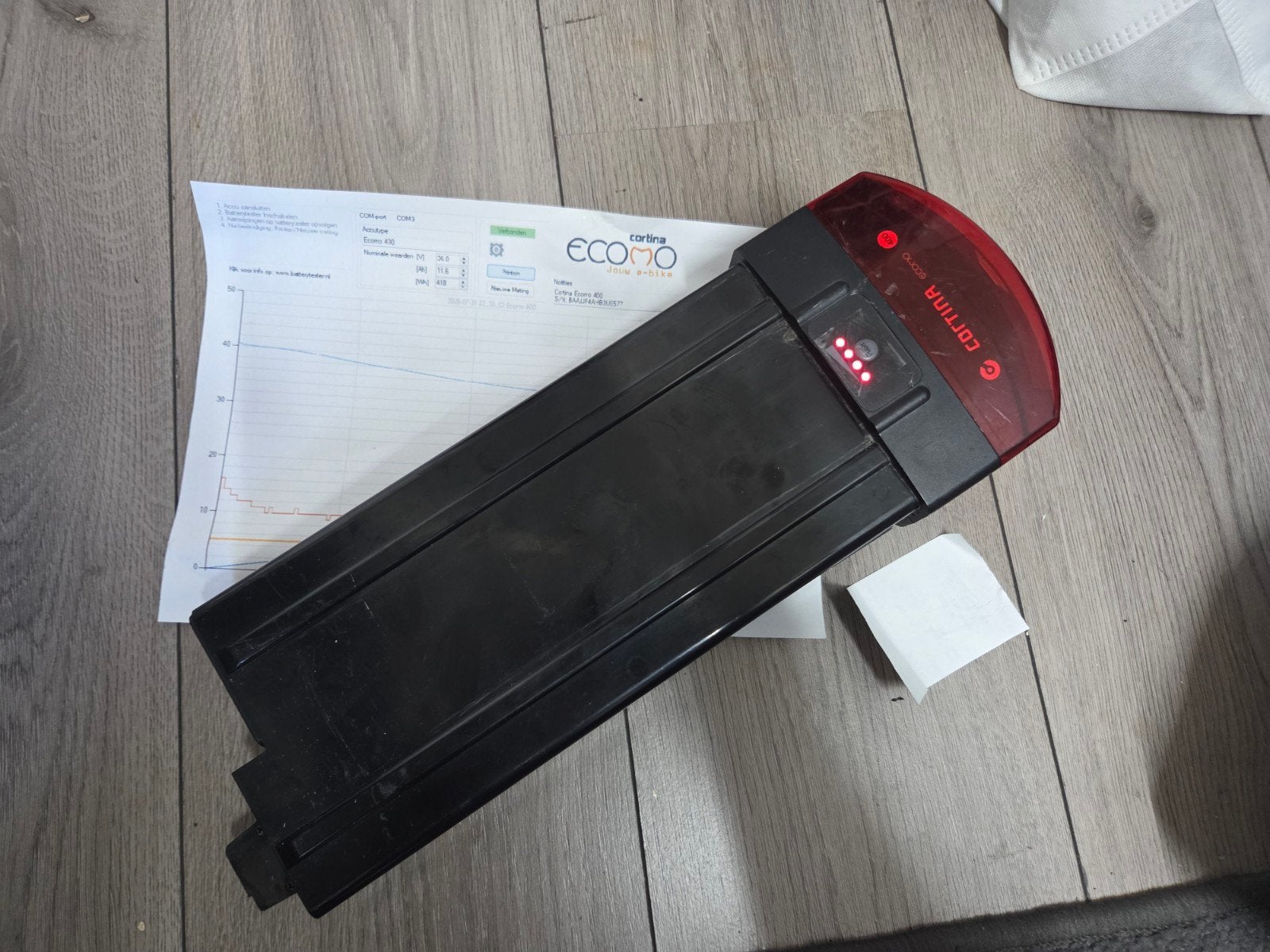 Cortina ecomo 400 met testrapport en garantie, Gebruikt, ., Ophalen of Verzenden, .