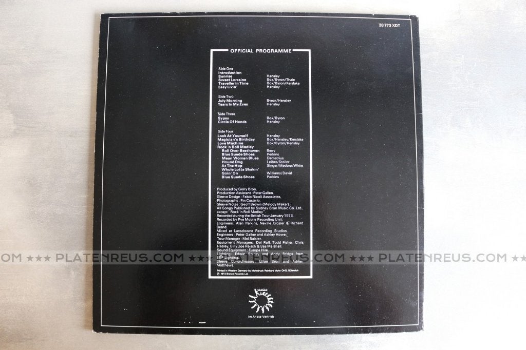 Uriah Heep – Uriah Heep Live ( 1973 Rock ) 2 LP 3822, LP, Gebruikt, 12 inch, Poprock