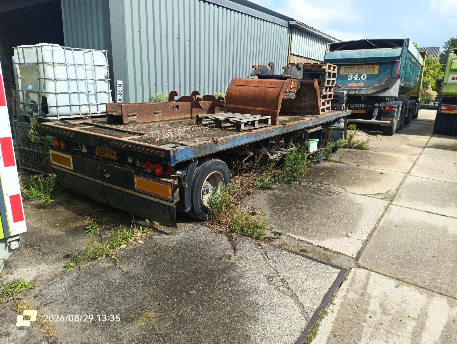 Jumbo aanhanger chassis, Ophalen of Verzenden, Transport