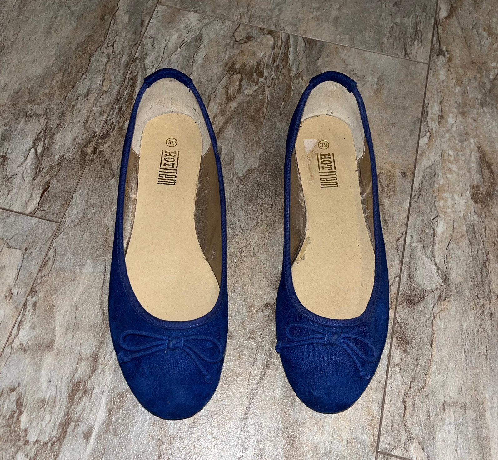 Ballerina maat 39, Ophalen of Verzenden, Zo goed als nieuw, Blauw