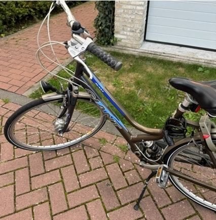 Damesfiets Giant, Fietsen en Brommers, Fietsen | Dames | Damesfietsen, Ophalen, Gebruikt, Velgrem, 47 tot 50 cm