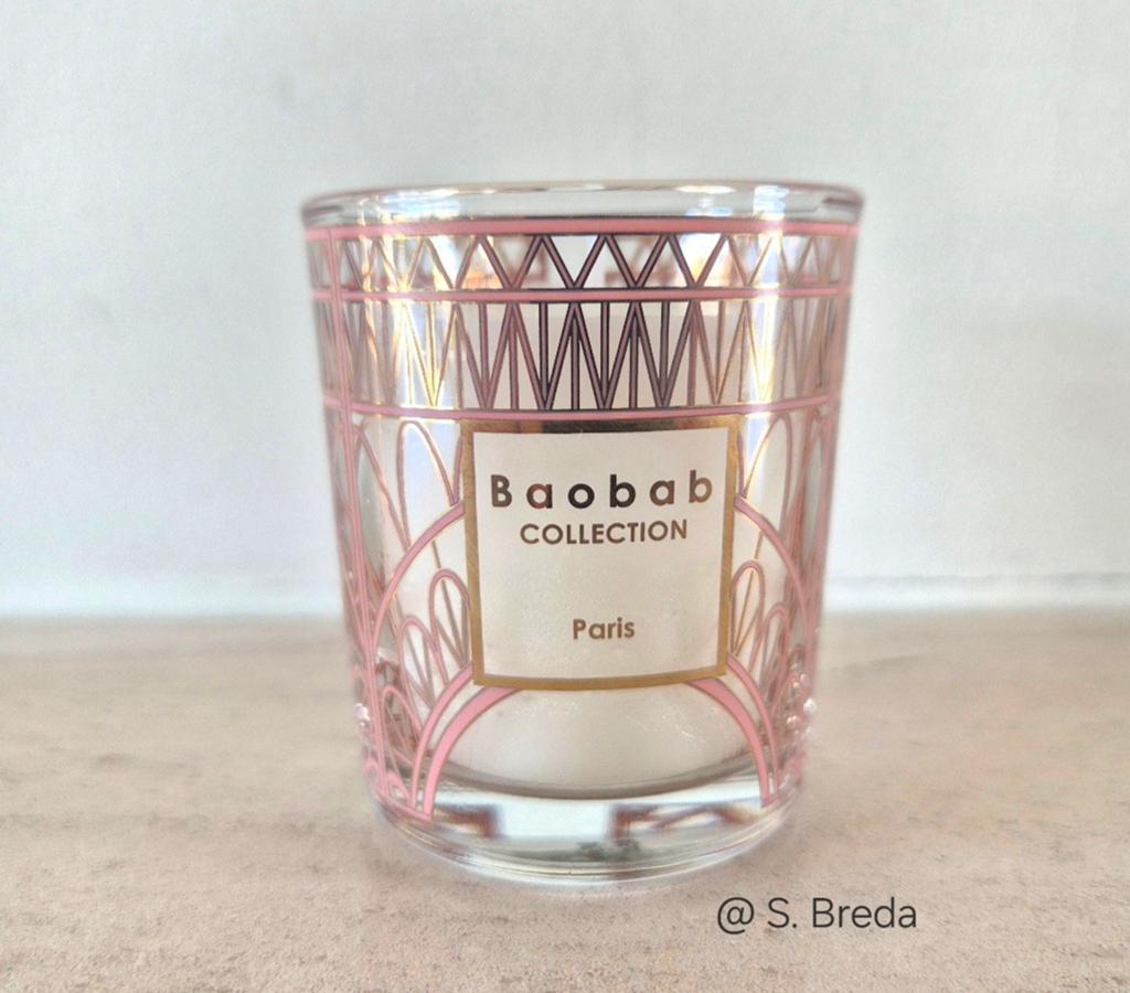 Baobab | Paris | travel kaars mini geurkaars, Overige materialen, Nieuw, Ophalen of Verzenden, Kaars