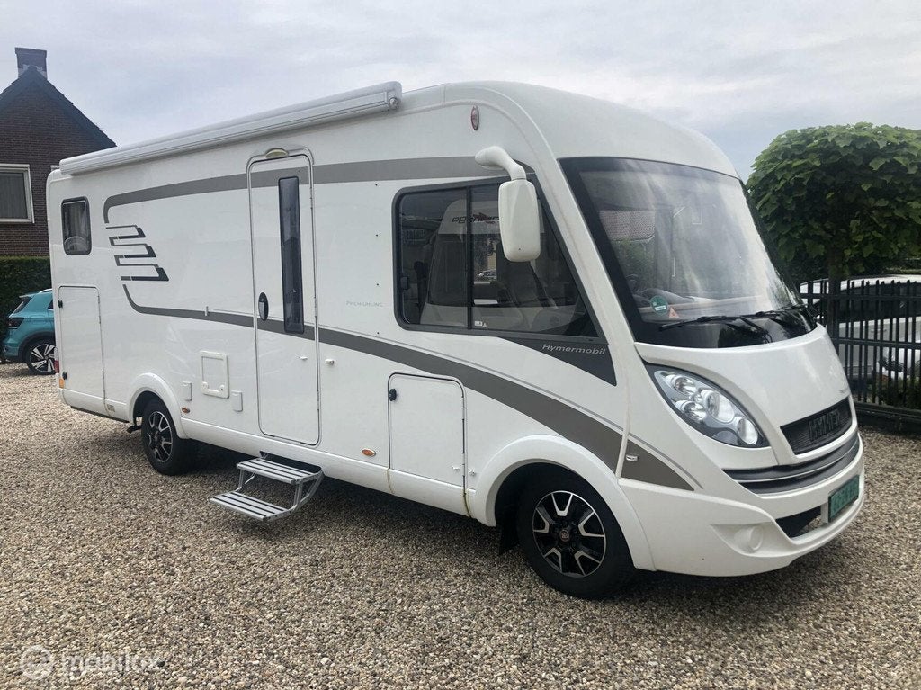 Hymer B-588 Premium Line 150-PK EURO6 Integraal 2x Enkele be, Caravans en Kamperen, Campers, Integraal, 7 tot 8 meter, Bedrijf