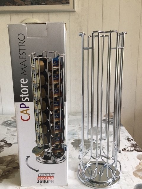 Tavola Swiss CAP store MAESTRO capsulehouder, Witgoed en Apparatuur, 10 kopjes of meer, Nieuw, Ophalen of Verzenden, Koffiepads en cups