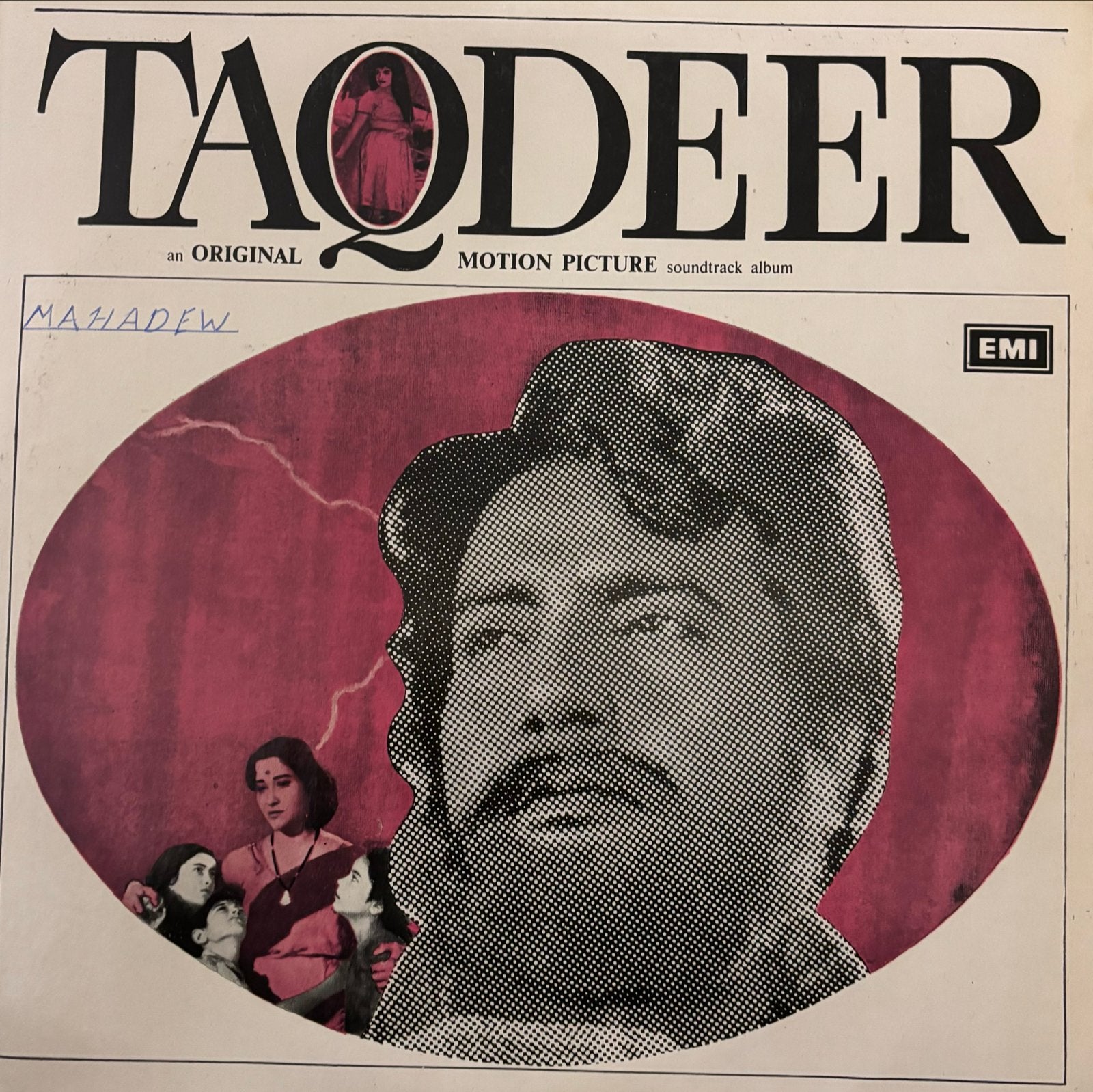 Taqdeer - Originele Motion Picture Bollywood  Album, Gebruikt, Verzenden, Originele persing, 1970 - 1979