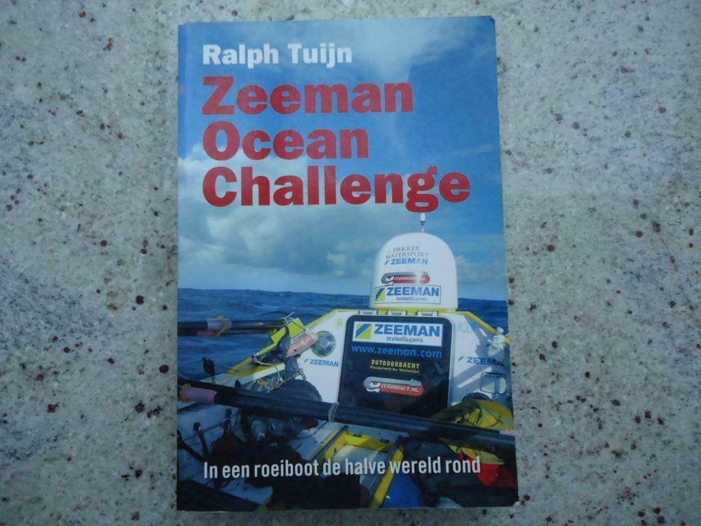 Zeeman ocean challenge. Ralph tuijn wereldreis met roeiboot., Ophalen, Zo goed als nieuw, Ralph tuijn, Overige sporten