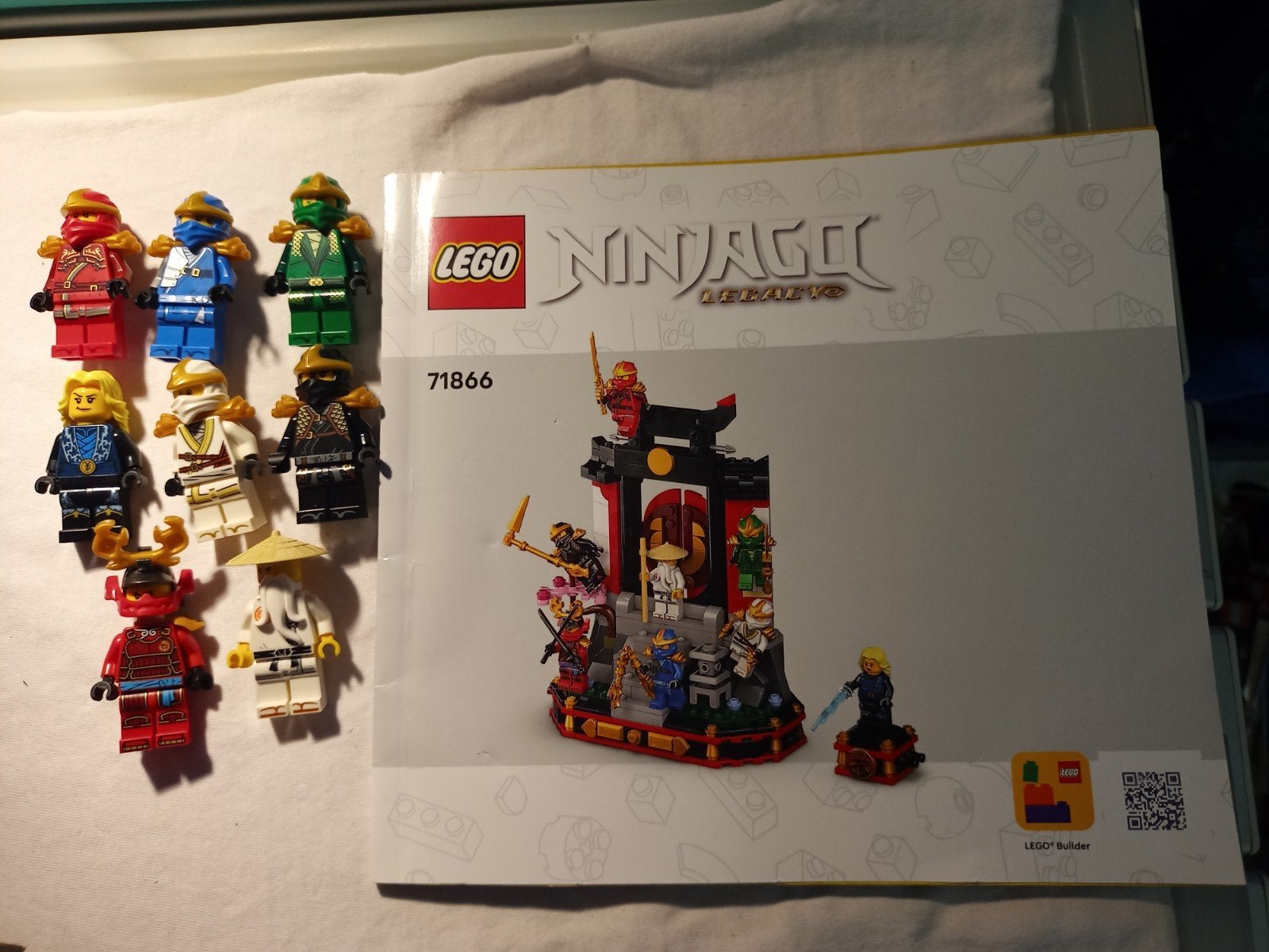 Lego Ninjago 71866: Ninja Character Display., Lego, Ophalen of Verzenden, Zo goed als nieuw, Inclusief instructies