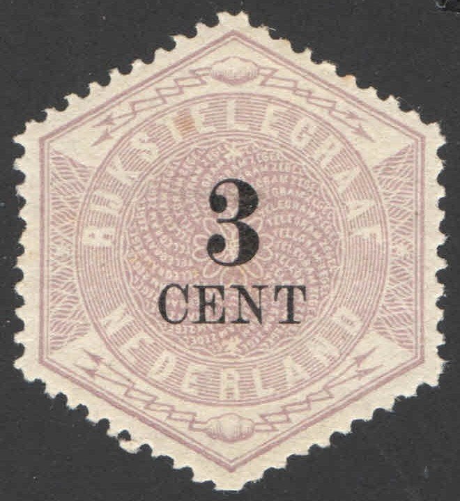 Nederland Telegramzegel 2 ongebruikt 1879, Ophalen of Verzenden, T/m 1940, Postfris