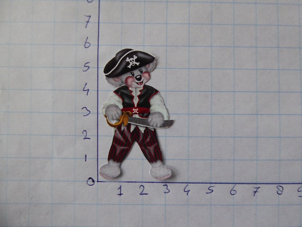 nr. 177 - uitgeknipt 3d plaatje, Hobby en Vrije tijd, Kaarten | Zelf maken, Ophalen of Verzenden, Nieuw, Overige thema's, Knipvel