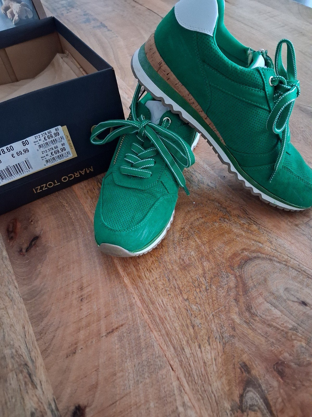 Marco Tozzi sneakers inclusief tasje, Marco Tozzi, Ophalen of Verzenden, Groen, Sneakers of Gympen
