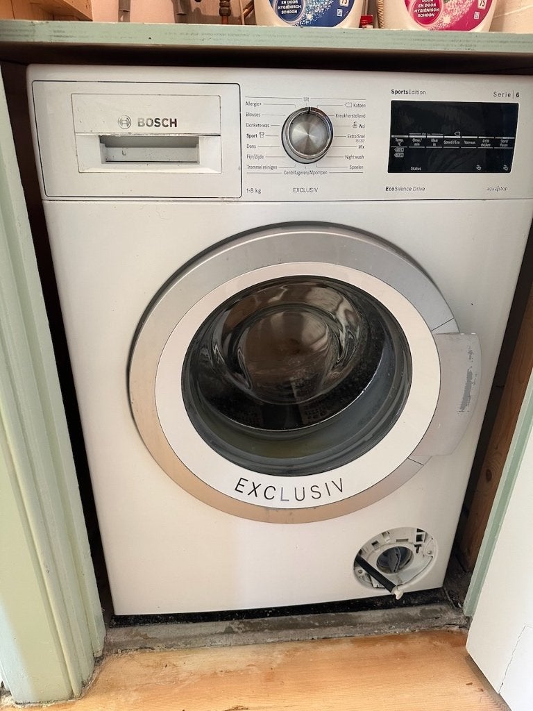 Wasmachine voorlader 6kg, Bosch serie 6, Witgoed en Apparatuur, Wasmachines, Ophalen, Gebruikt, Voorlader, 85 tot 90 cm