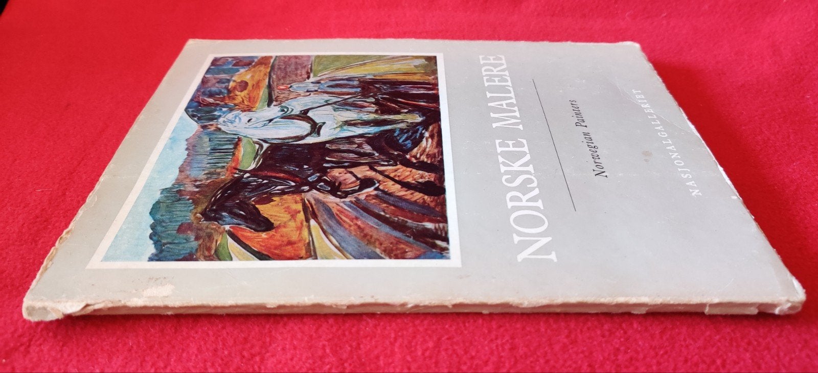 Kunstboek Norske Malere. 1964, omslag Edvard Munch, Boeken, Ophalen of Verzenden, Gelezen, Schilder- en Tekenkunst