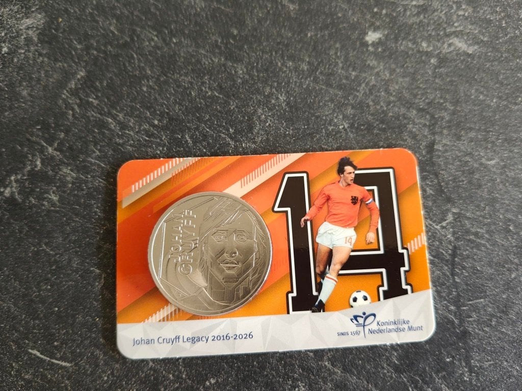 2026 Johan Cruyff Legacy 2016 -2026 AJAX in coin, Postzegels en Munten, Ophalen of Verzenden, Overige materialen
