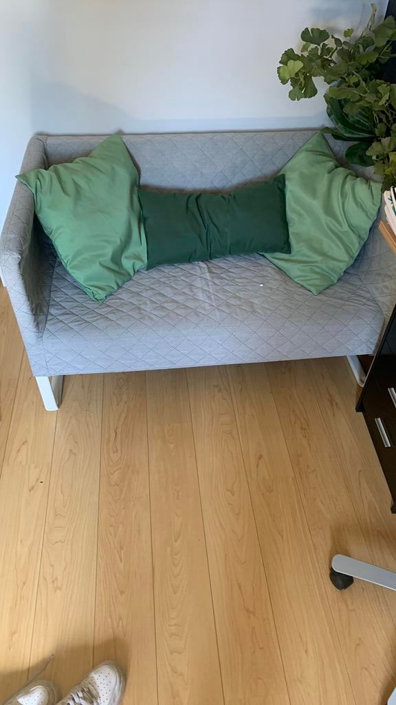 Leuk bankje, Minder dan 75 cm, Tweepersoons, Ophalen of Verzenden, Zo goed als nieuw