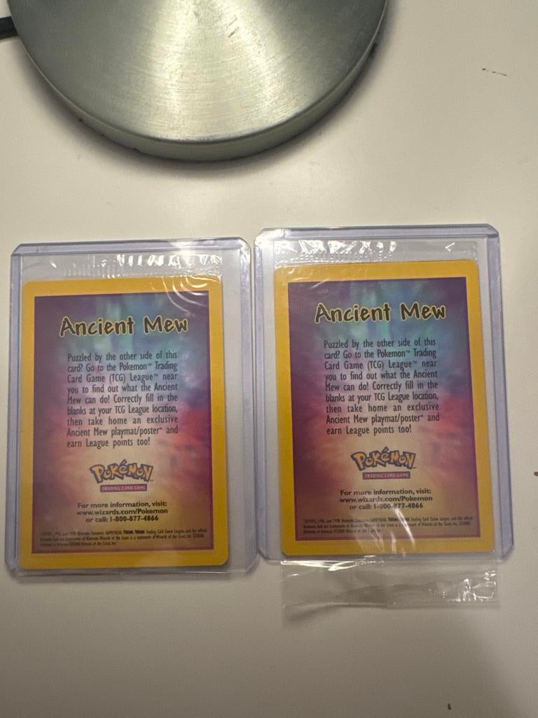 Zeldzame Ancient Mew Pokémon kaarten, Hobby en Vrije tijd, Verzamelkaartspellen | Pokémon, Ophalen of Verzenden, Zo goed als nieuw