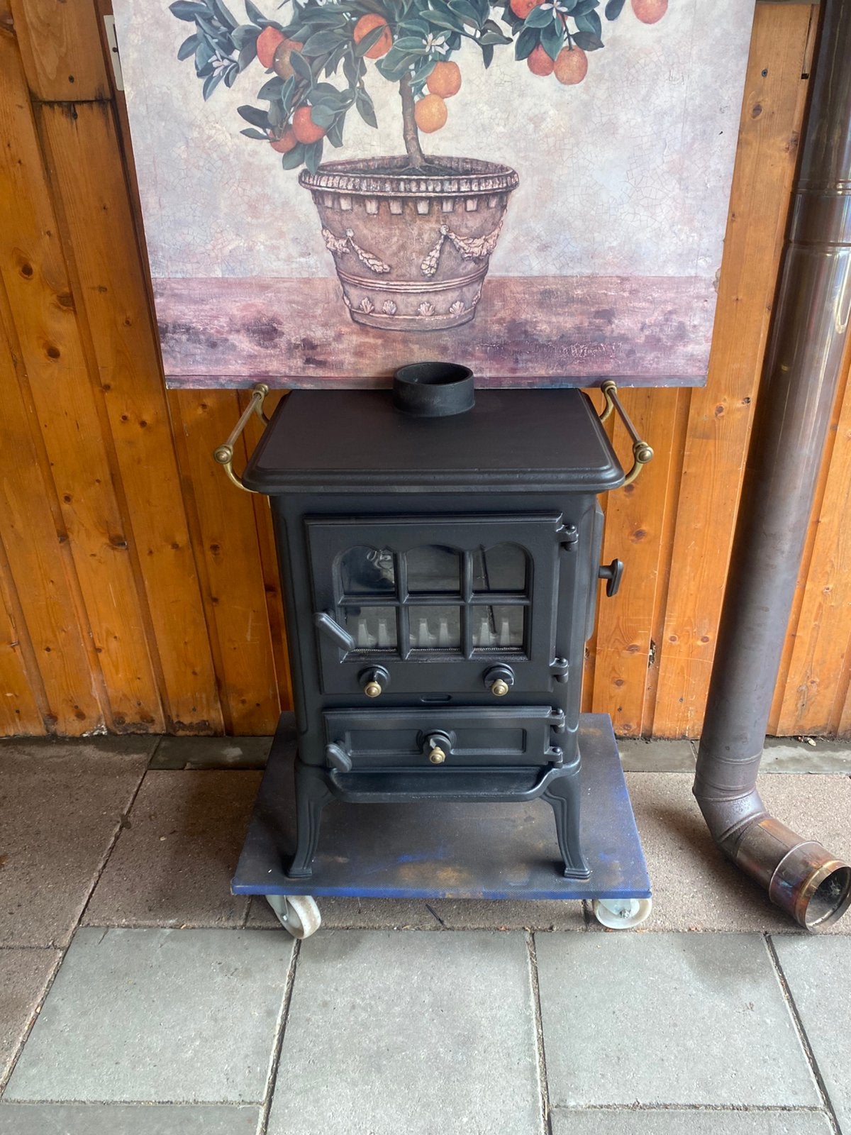 Laxevaags trianon houtkachel, Ophalen, Zo goed als nieuw, Hout, Houtkachel