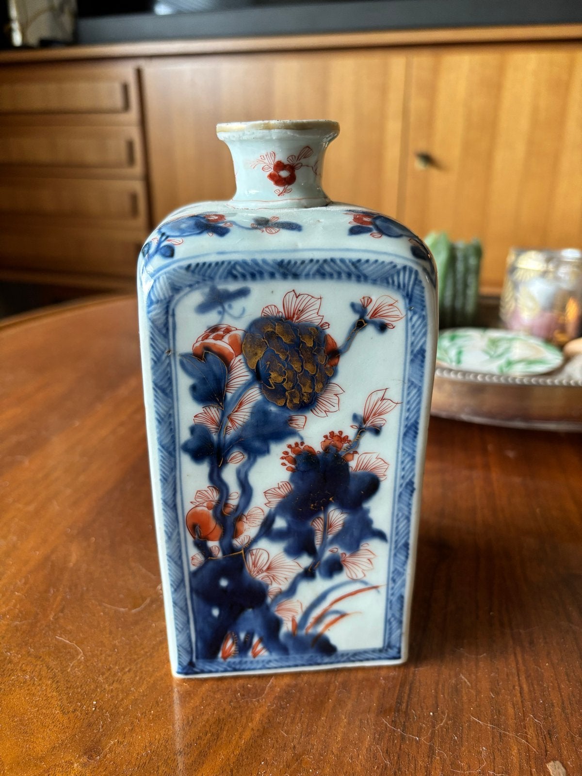 Antieke Imari Theebus - 17-18e Eeuw - chinees Porselein, Antiek en Kunst, Ophalen