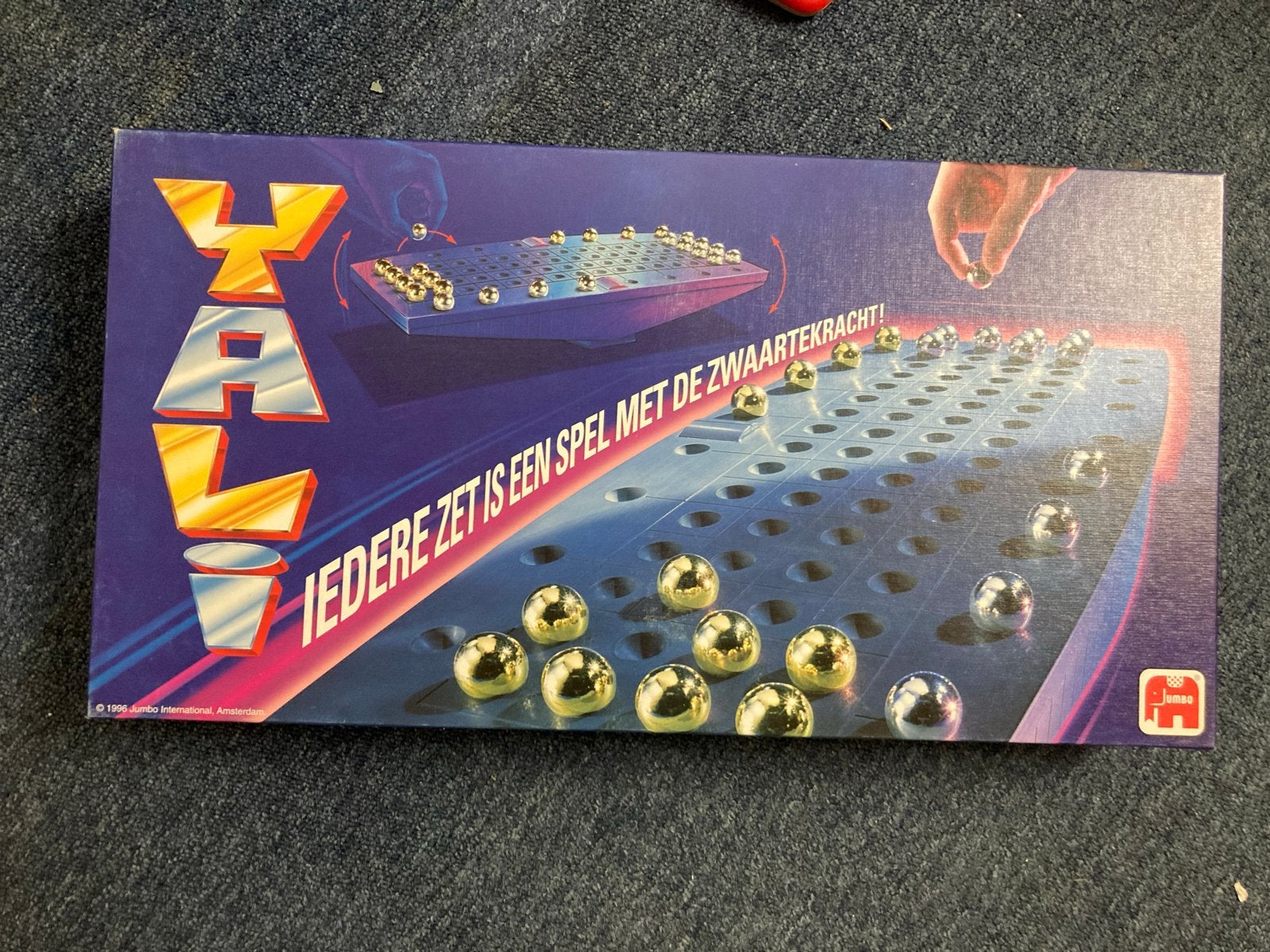 Yali bordspel - Strategisch spel met metalen ballen, Een of twee spelers, Ophalen of Verzenden, Gebruikt