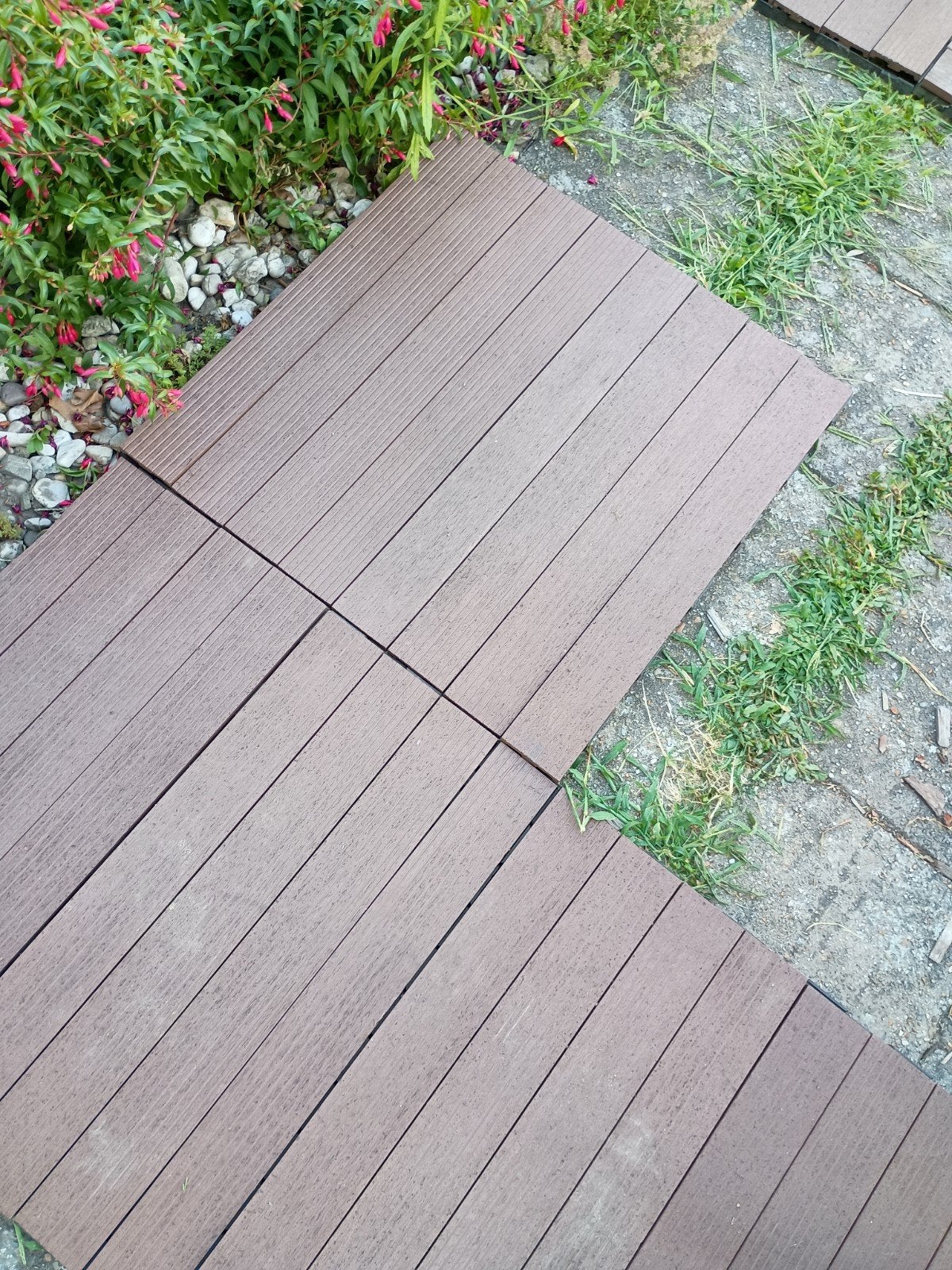 Kunststof vlonders 30x60cm, ca. 12m2, Tuin en Terras, Terrasdelen en Vlonders, Ophalen