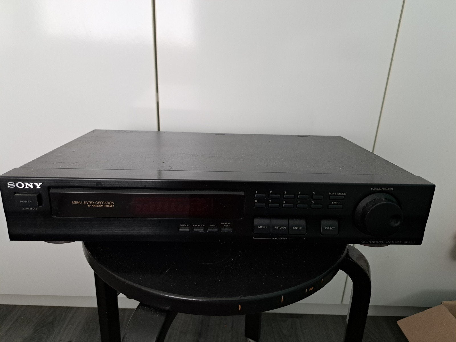 Sony ST-S215 FM Stereo/FM-AM Tuner - Goede staat, Ophalen of Verzenden, Gebruikt, Analoog