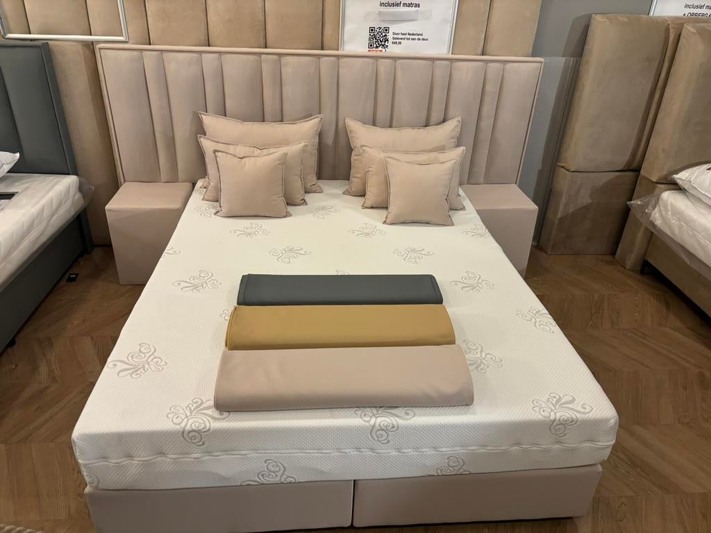 Simpel bed !   Goedkoopste van nederland!, Ophalen of Verzenden, Nieuw, Stof