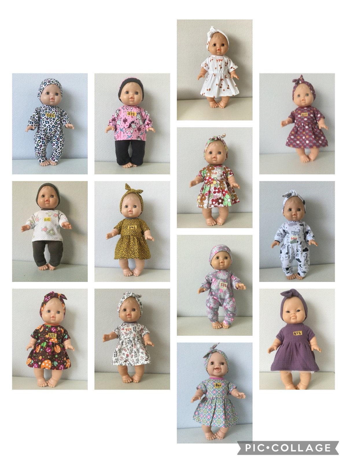 Opruiming poppenkleertjes reina paola pop 34 cm, Ophalen of Verzenden, Zo goed als nieuw, Babypop