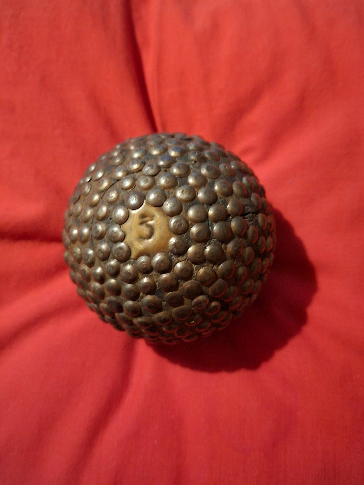 Zeer oudeJeu de boule ballen van rond 1900, Ophalen of Verzenden