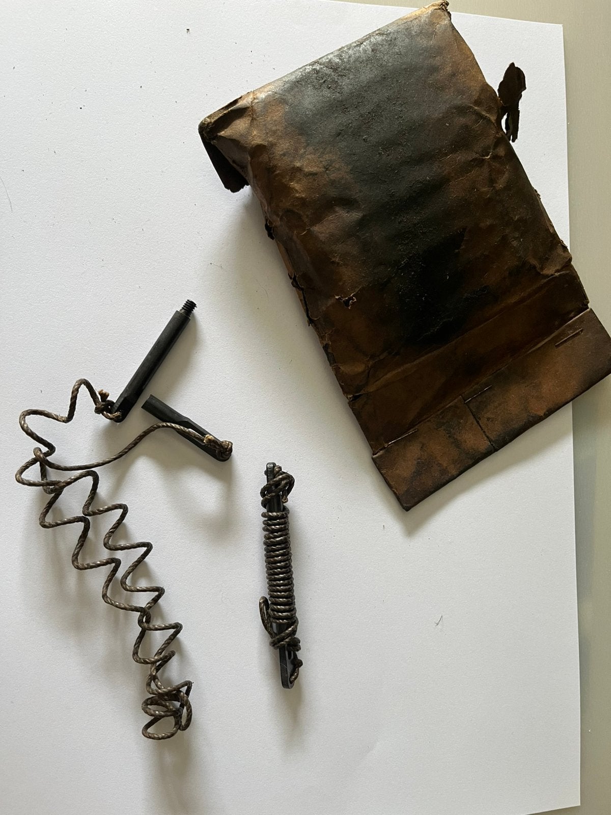 US WW2 M1 GARAND M1 CARBINE CLEANING PULL THRU THONG, Verzamelen, Ophalen of Verzenden, Landmacht, Amerika, Overige typen