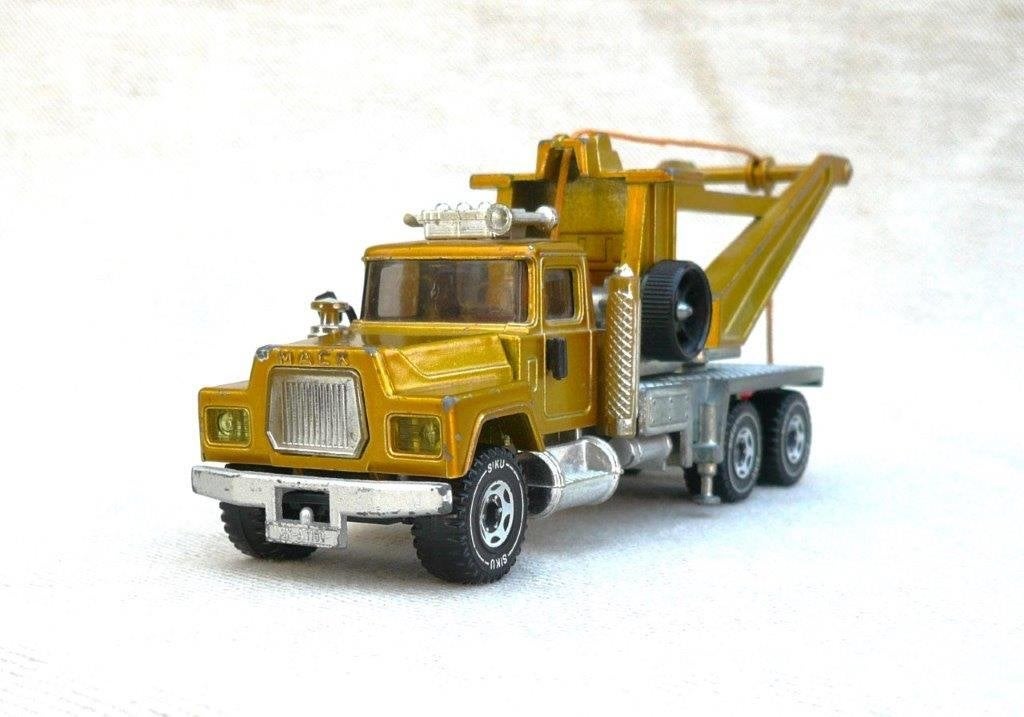 Siku 2917 Mack D700 takelwagen kraanwagen 1/55., Ophalen of Verzenden, Gebruikt, Bus of Vrachtwagen, SIKU