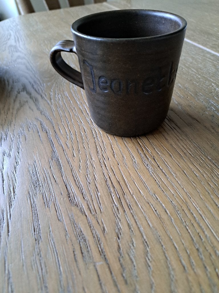 nieuwe mok met naam erop, Nieuw, Ophalen of Verzenden, Overige stijlen, Kop(pen) en/of Schotel(s)