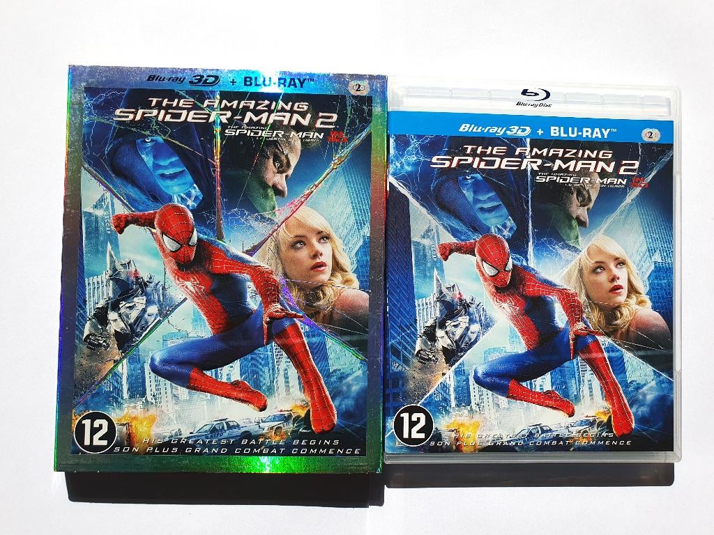 The Amazing SpiderMan 2 3D + 2D (2 disc), Cd's en Dvd's, Ophalen of Verzenden, Zo goed als nieuw, Actie