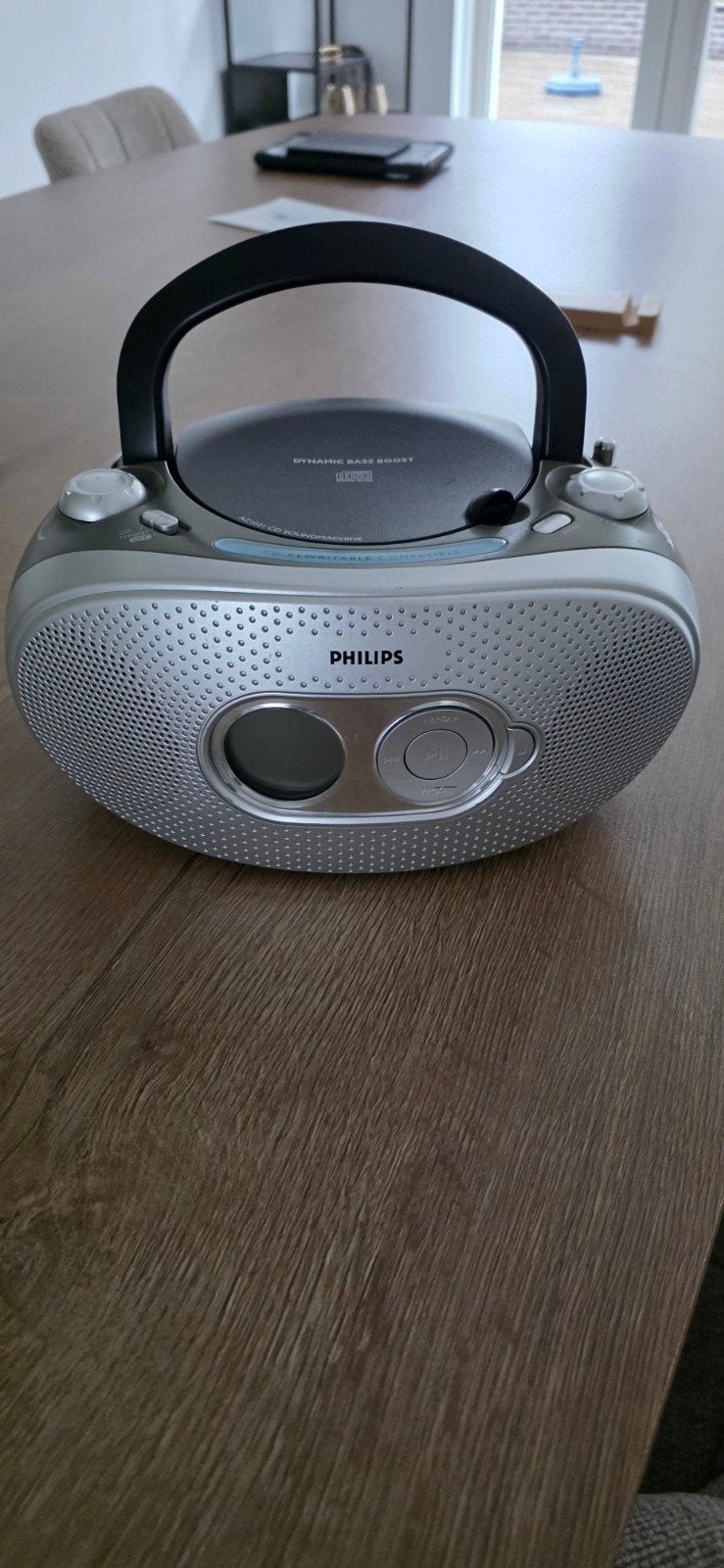 Philips Radio CD-speler AZ1021 Soundmachine, Ophalen of Verzenden, Gebruikt, Radio, Met cd-speler