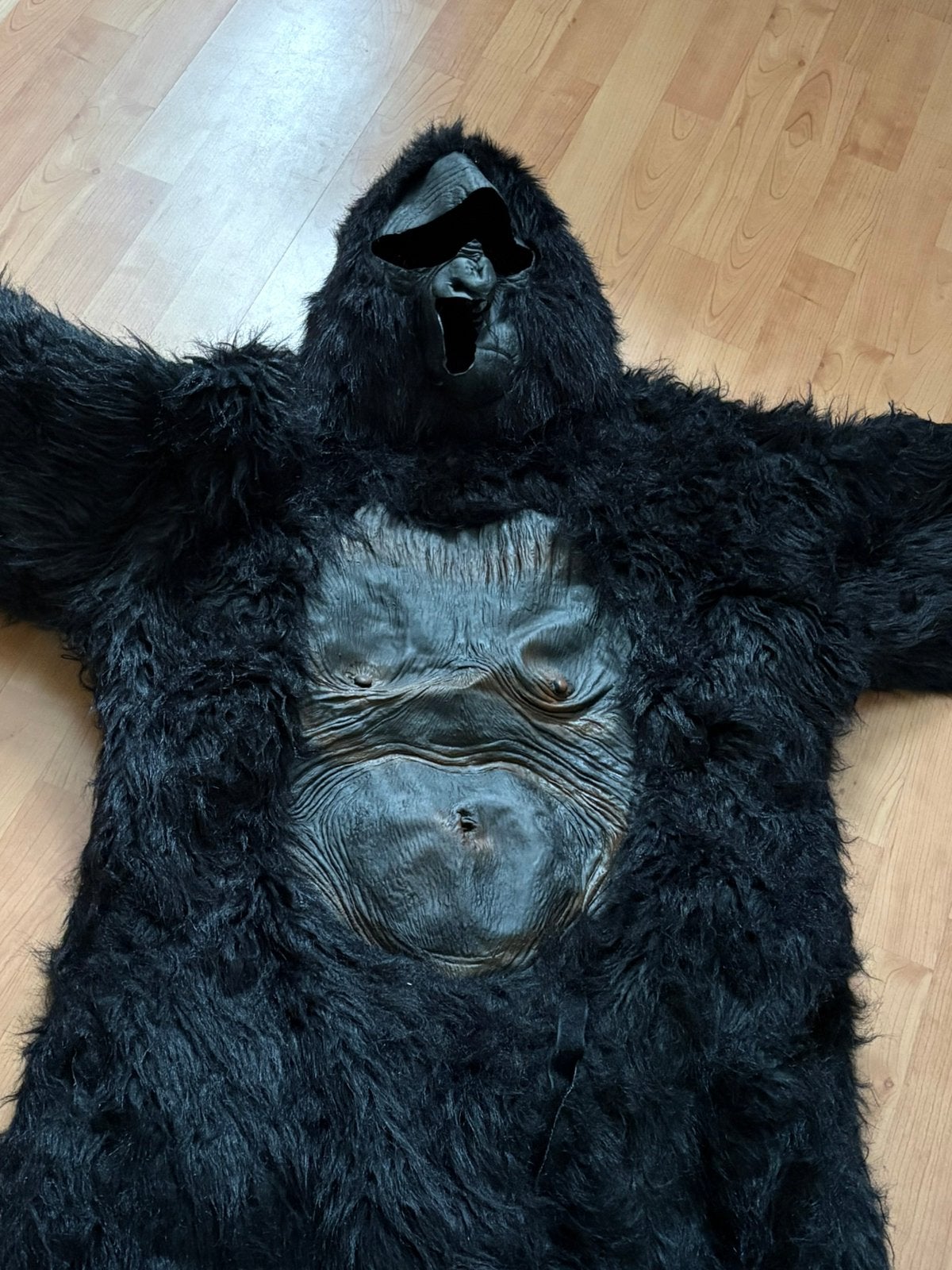 Gorilla / apen pak, Carnaval, Overige maten, Ophalen of Verzenden, Zo goed als nieuw